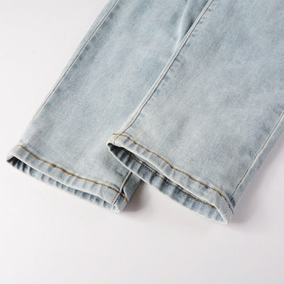 Glacier Fade Distressed Jeans