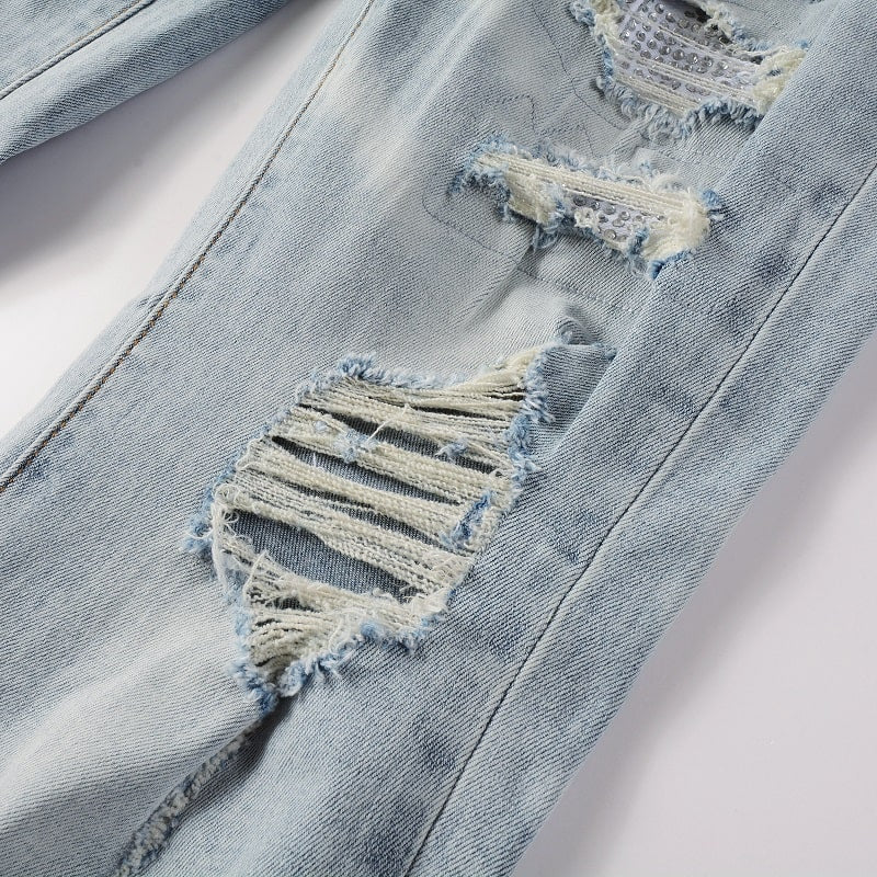 Glacier Fade Distressed Jeans