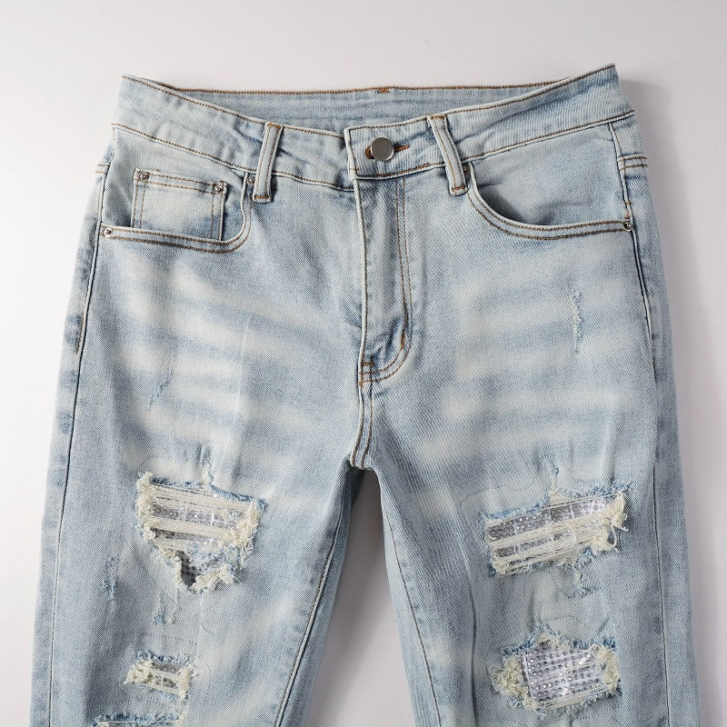 Glacier Fade Distressed Jeans