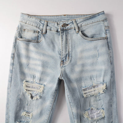 Glacier Fade Distressed Jeans