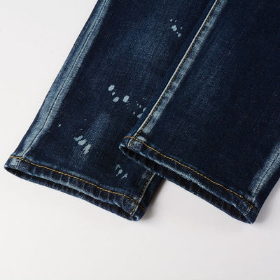 Midnight Wash Distressed Jeans