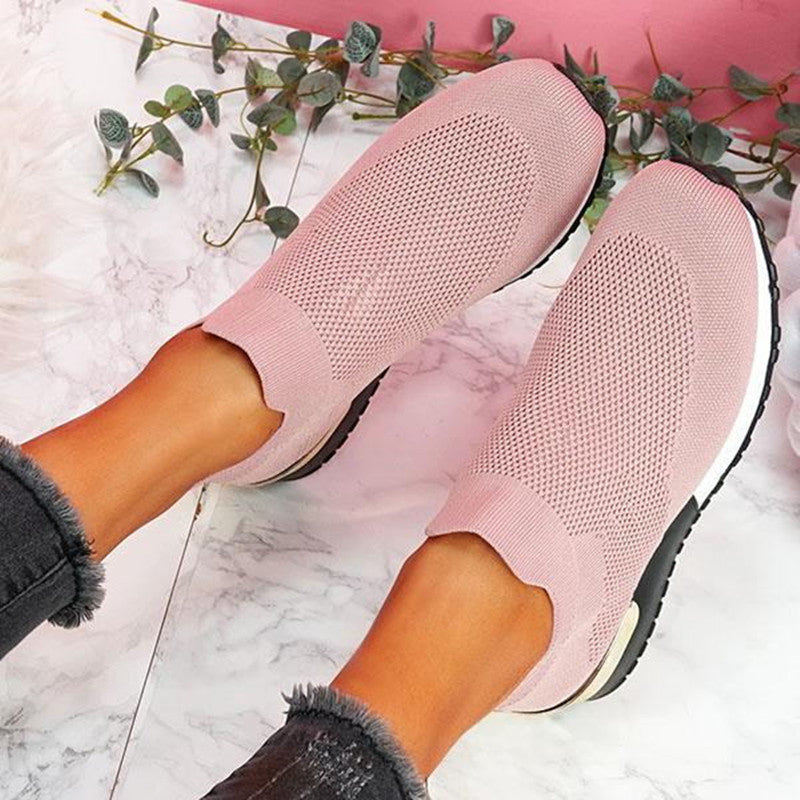 Elastische Slip-on-Flachschuhe Liveli