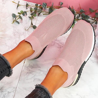 Elastische Slip-on-Flachschuhe Liveli