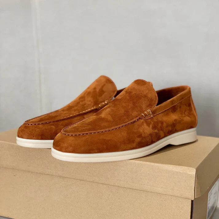 Men’s Suede Slip-On Loafers