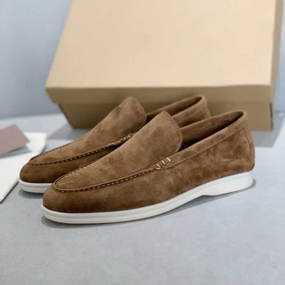 Men’s Suede Slip-On Loafers