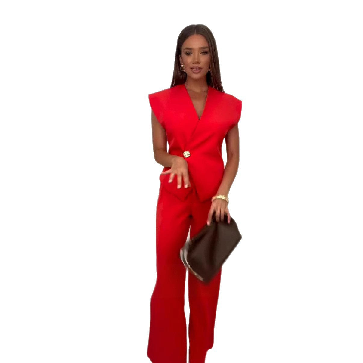 Alexa Pants and Vest Suit