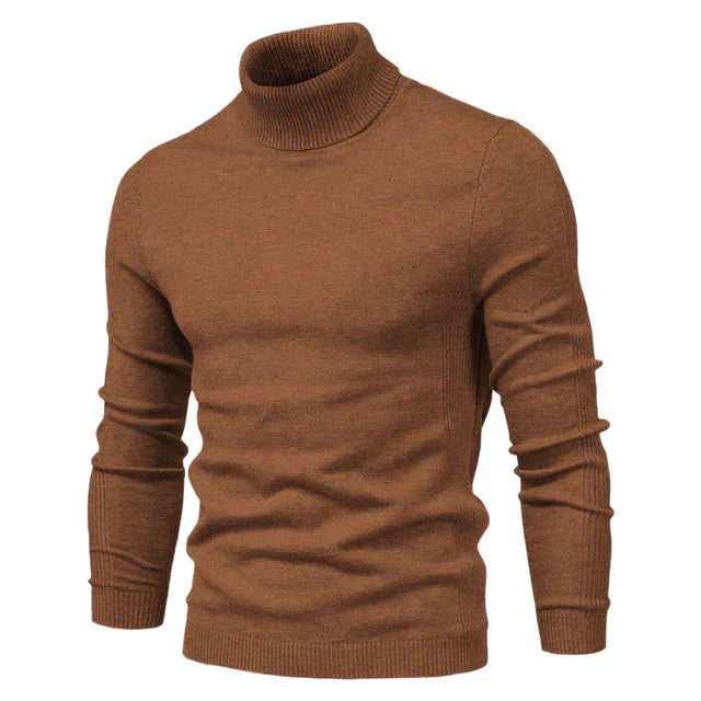 Warmer – Merino Rollkragenpullover für Männer mit Stil