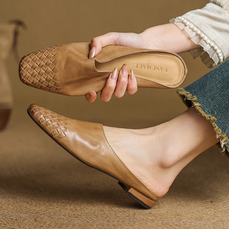Serenya | Genuine Leather Mules