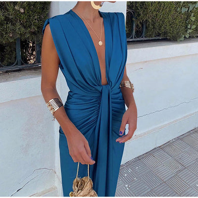 Isabella | Party Dress with Deep V-Neck
