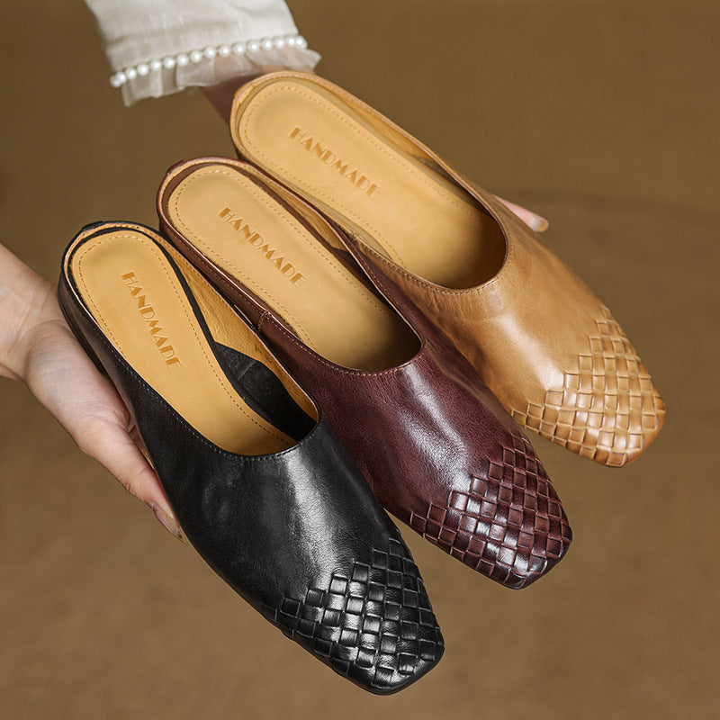 Serenya | Genuine Leather Mules