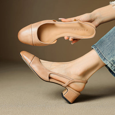 Evelisse | Genuine Leather Pumps