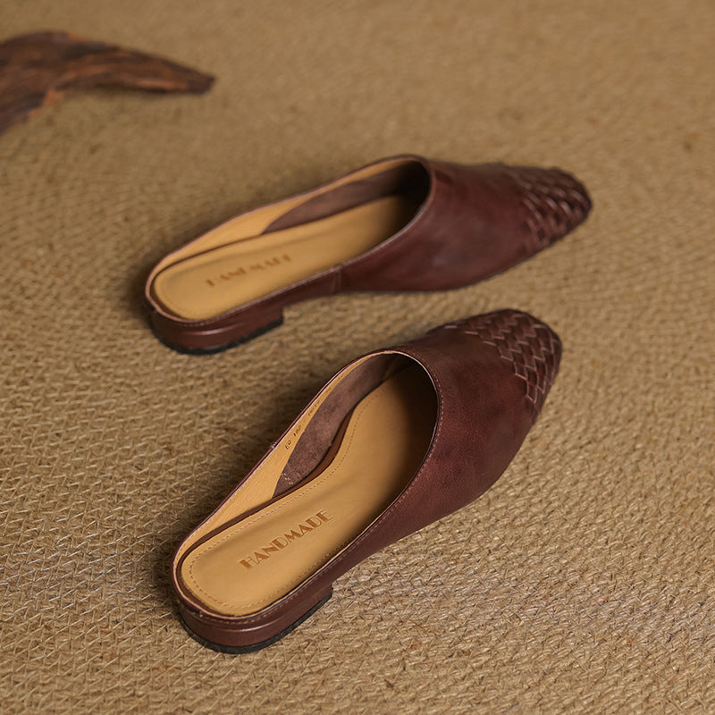 Serenya | Genuine Leather Mules