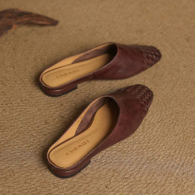 Serenya | Genuine Leather Mules