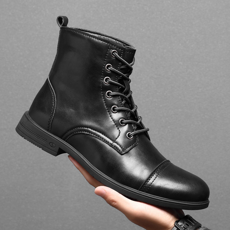 Oliver | Faux Leather Ankle Boots