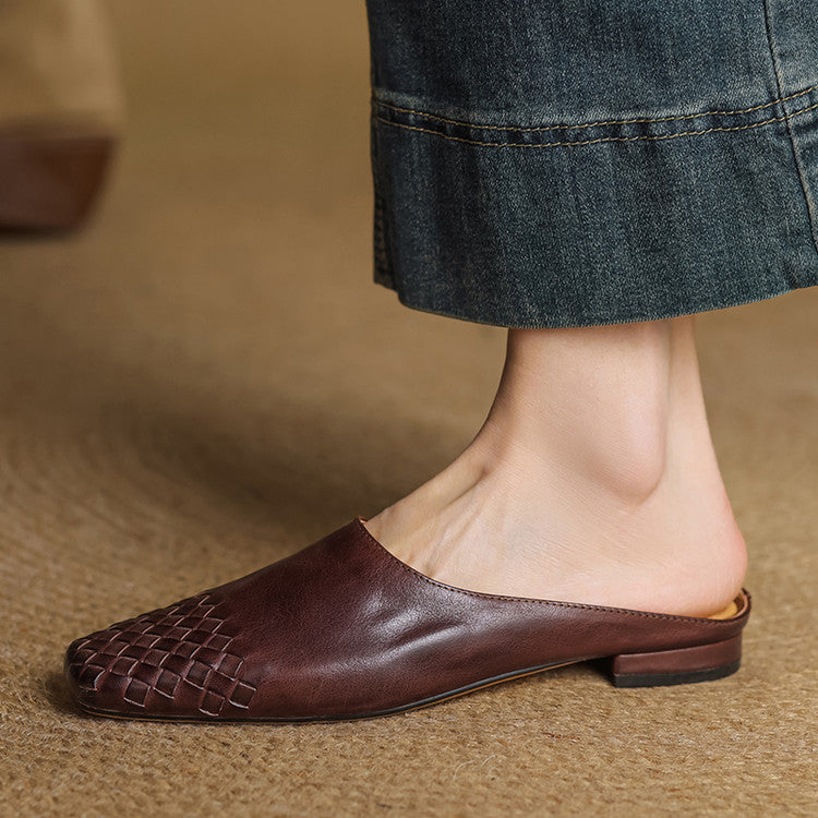 Serenya | Genuine Leather Mules