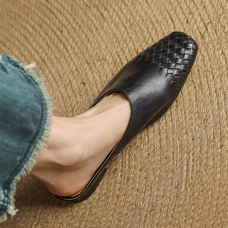 Serenya | Genuine Leather Mules