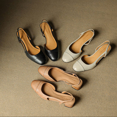 Evelisse | Genuine Leather Pumps