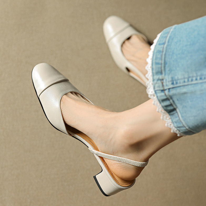 Evelisse | Genuine Leather Pumps