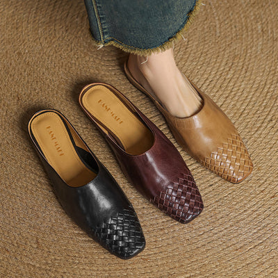 Serenya | Genuine Leather Mules