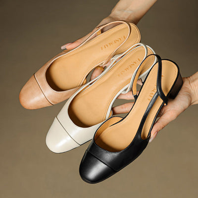 Evelisse | Genuine Leather Pumps