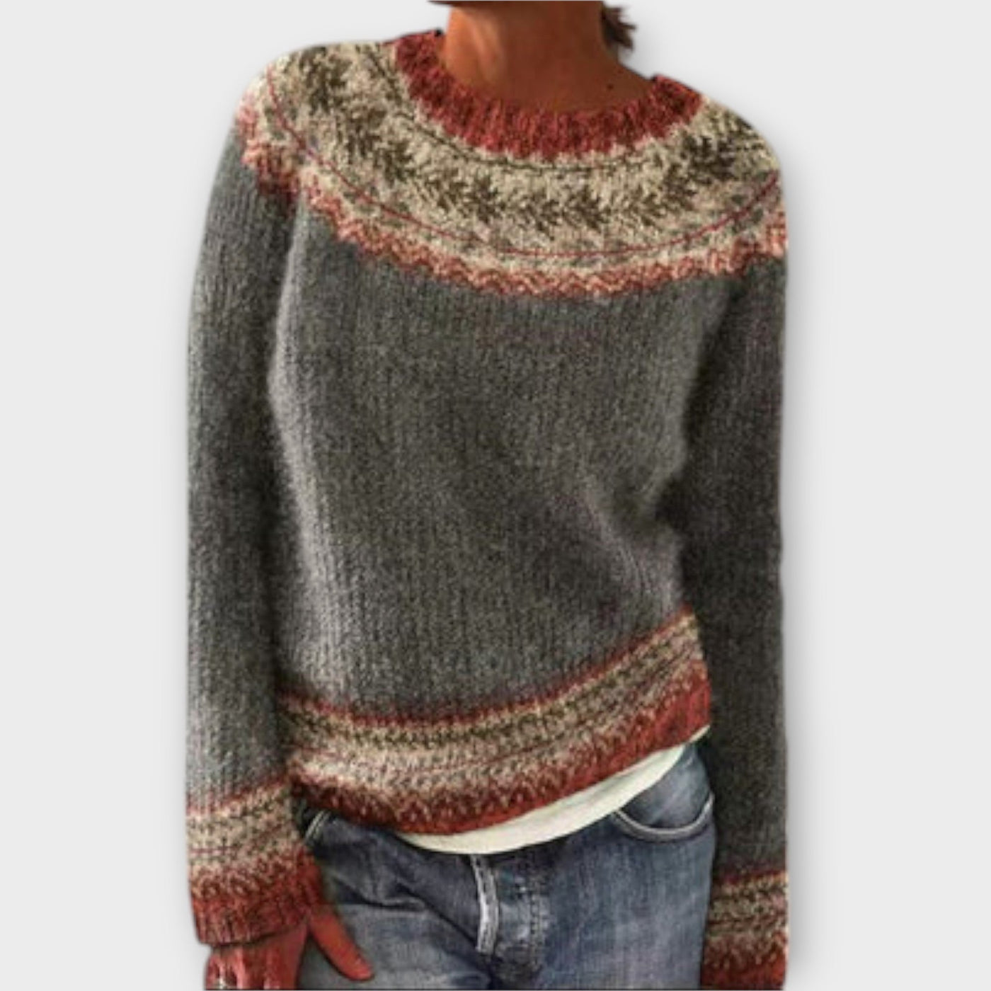 Vintage Strickpullover für Damen