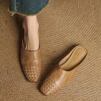 Serenya | Genuine Leather Mules