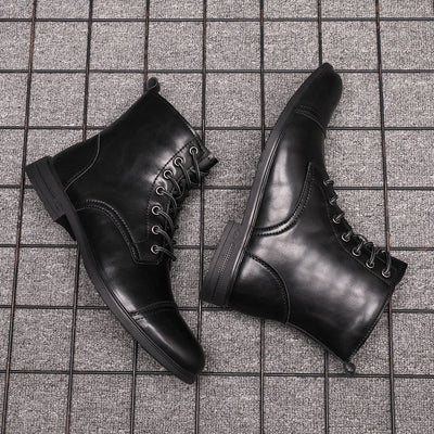 Oliver | Faux Leather Ankle Boots