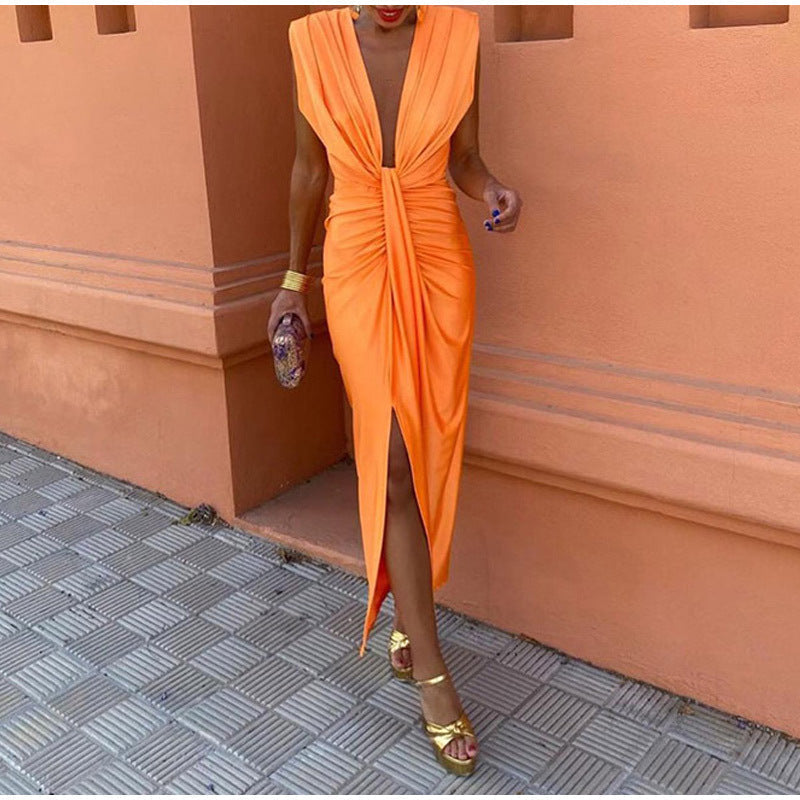 Isabella | Party Dress with Deep V-Neck