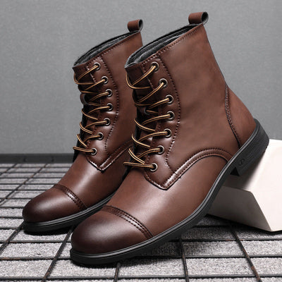 Oliver | Faux Leather Ankle Boots