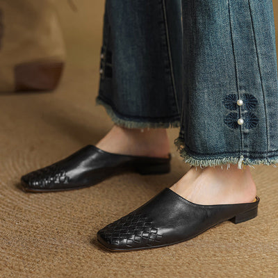 Serenya | Genuine Leather Mules