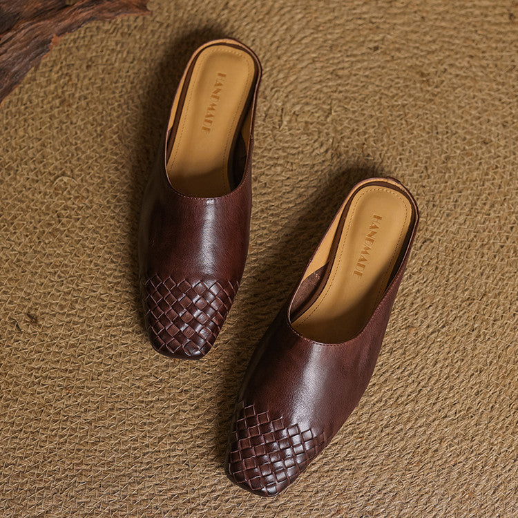 Serenya | Genuine Leather Mules
