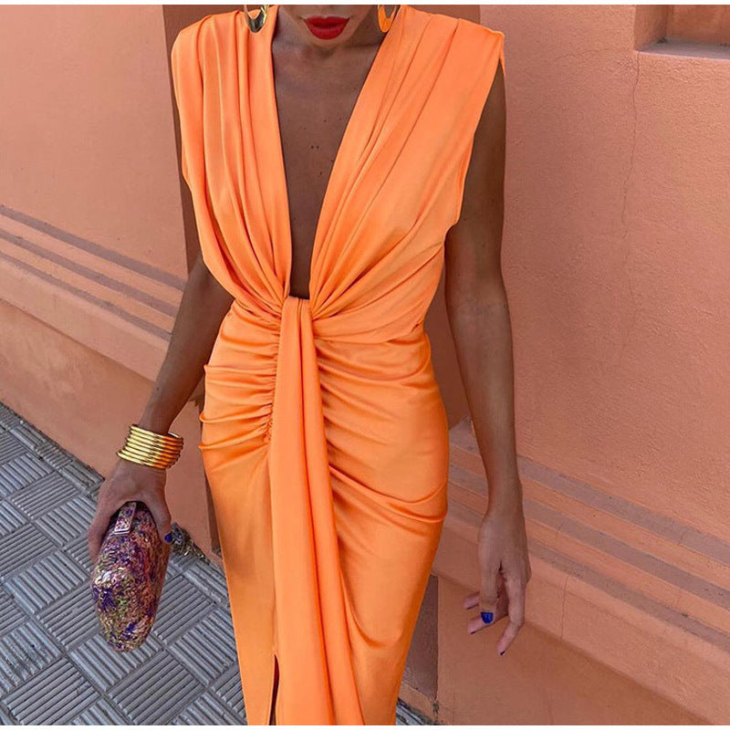 Isabella | Party Dress with Deep V-Neck