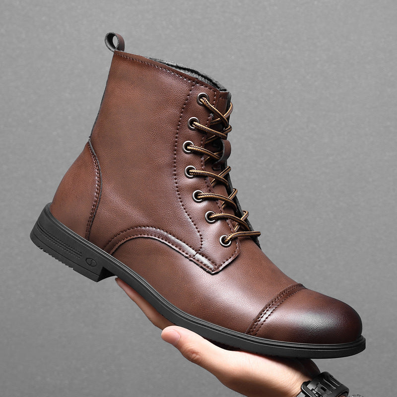 Oliver | Faux Leather Ankle Boots