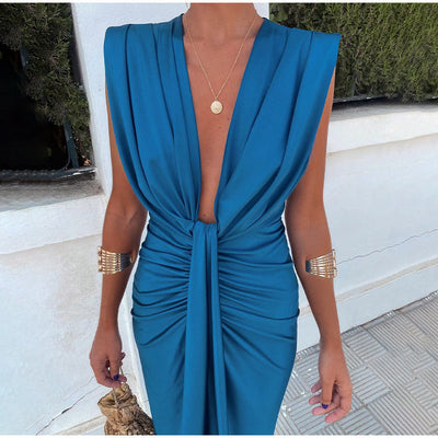 Isabella | Party Dress with Deep V-Neck