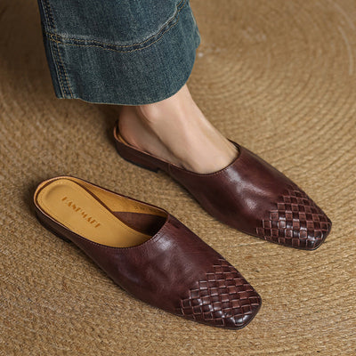 Serenya | Genuine Leather Mules