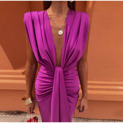 Isabella | Party Dress with Deep V-Neck