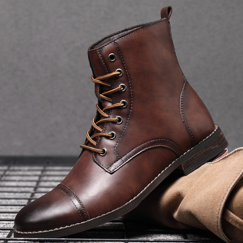Oliver | Faux Leather Ankle Boots