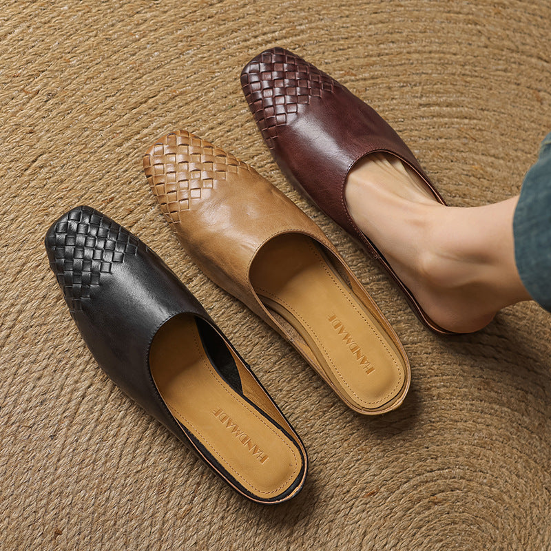 Serenya | Genuine Leather Mules