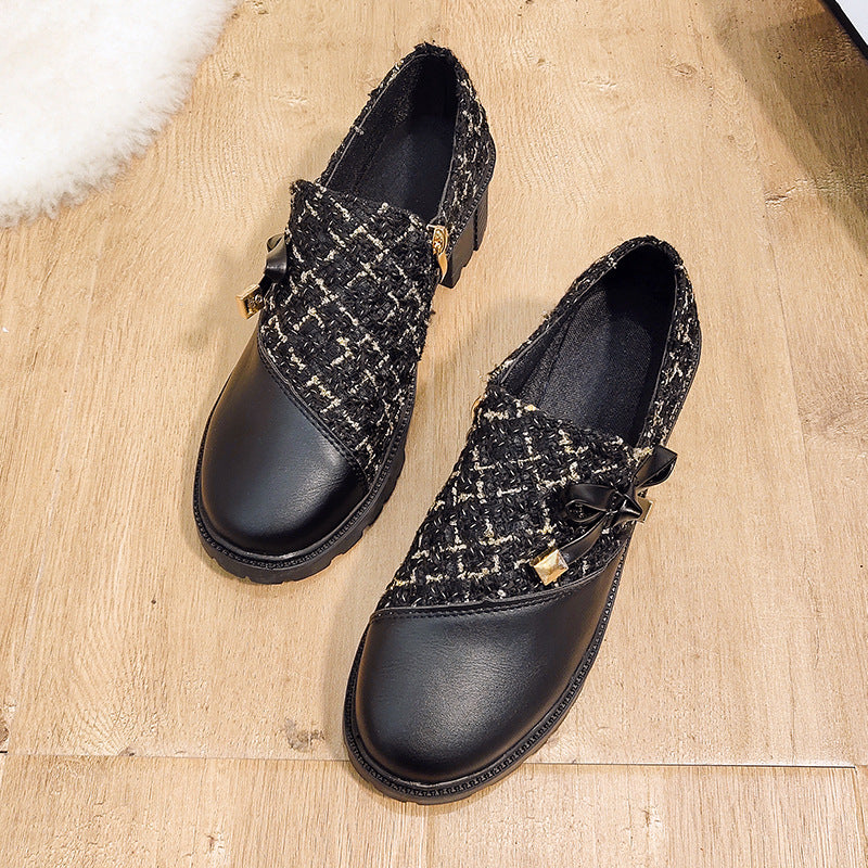 Liveli Damenschuhe mit dicken Absätzen und hohen Absätzen 
