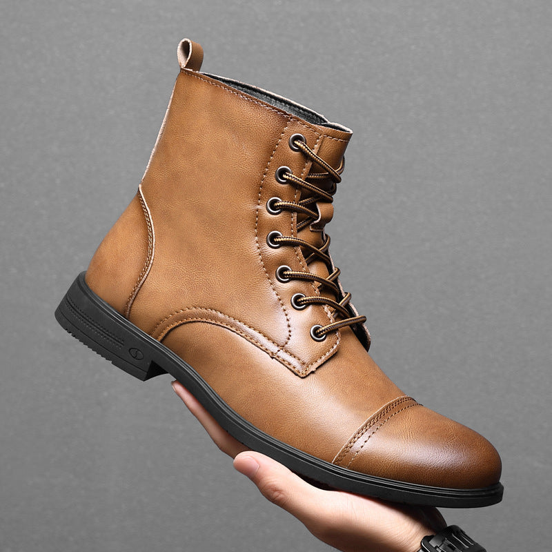 Oliver | Faux Leather Ankle Boots