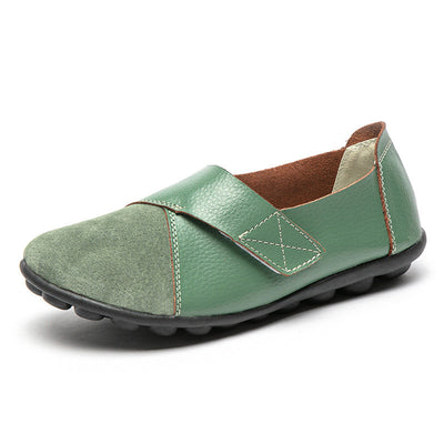 Liveli Premium Orthopädische Schuhe Echte bequeme Leder-Loafer