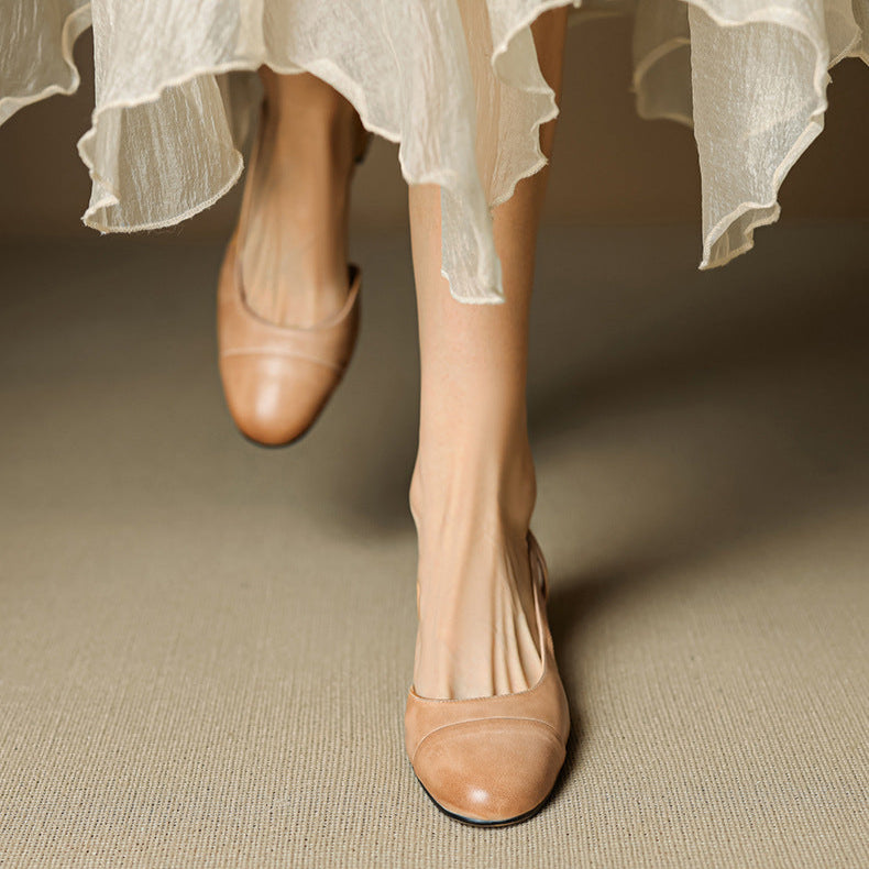 Evelisse | Genuine Leather Pumps