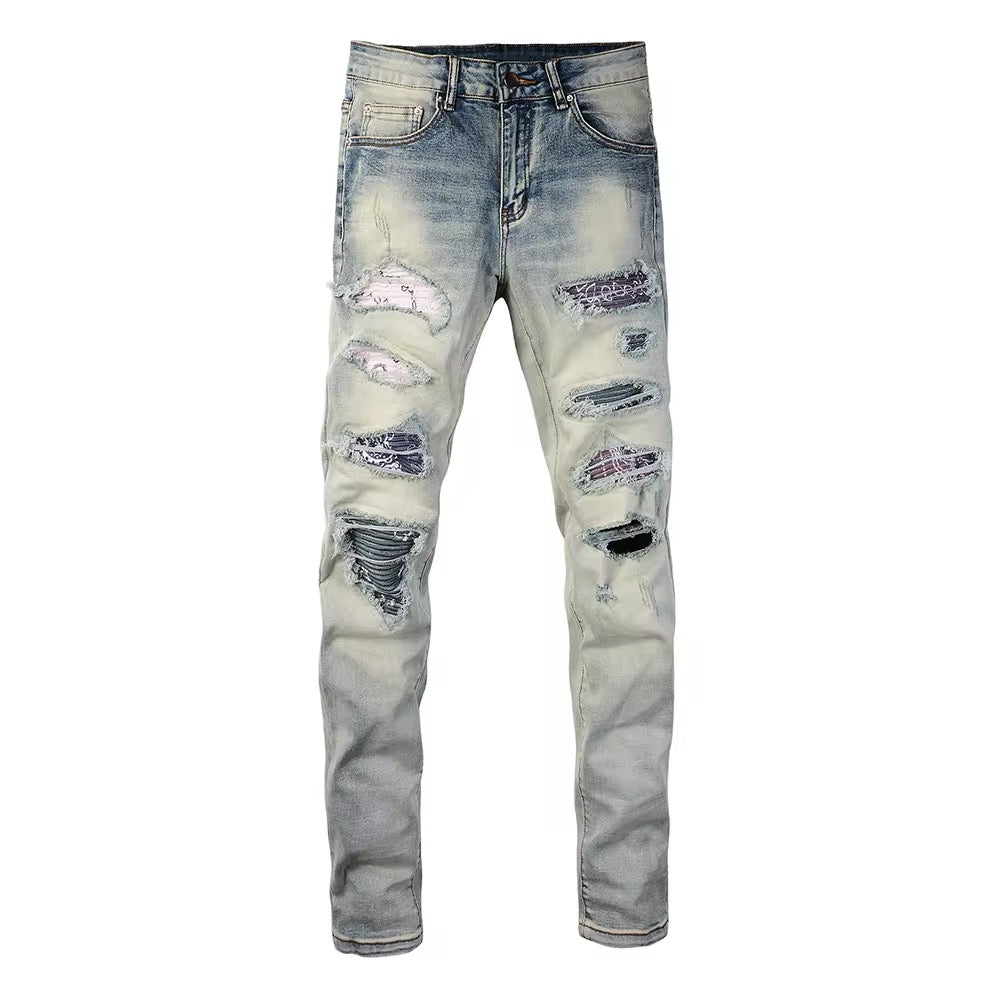 Shredded Edge Men’s Jeans