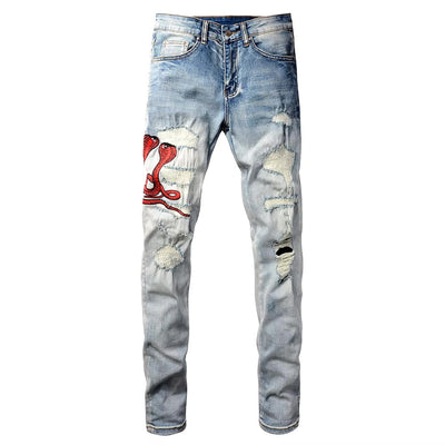 Venom Strike Distressed Jeans