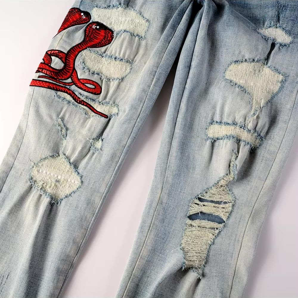 Venom Strike Distressed Jeans