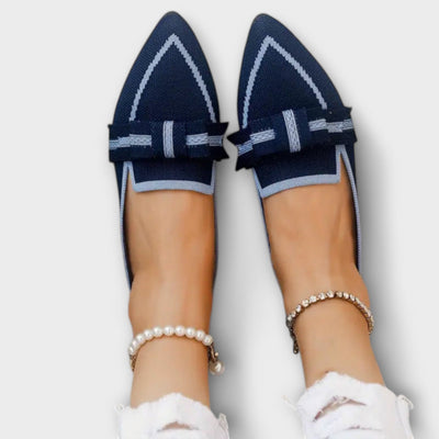 Amelie | Flache Damenschuhe mit Knotendetail