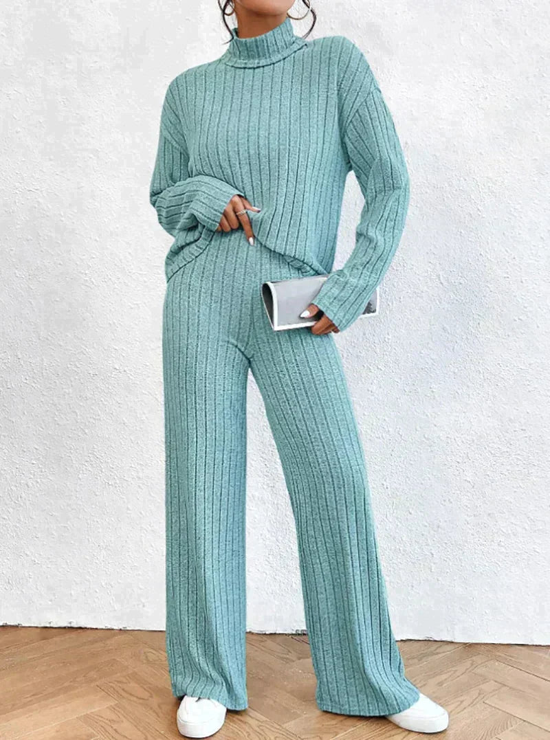 Margaux™ - Strickhose und Pullover mit Rollkragen für Damen