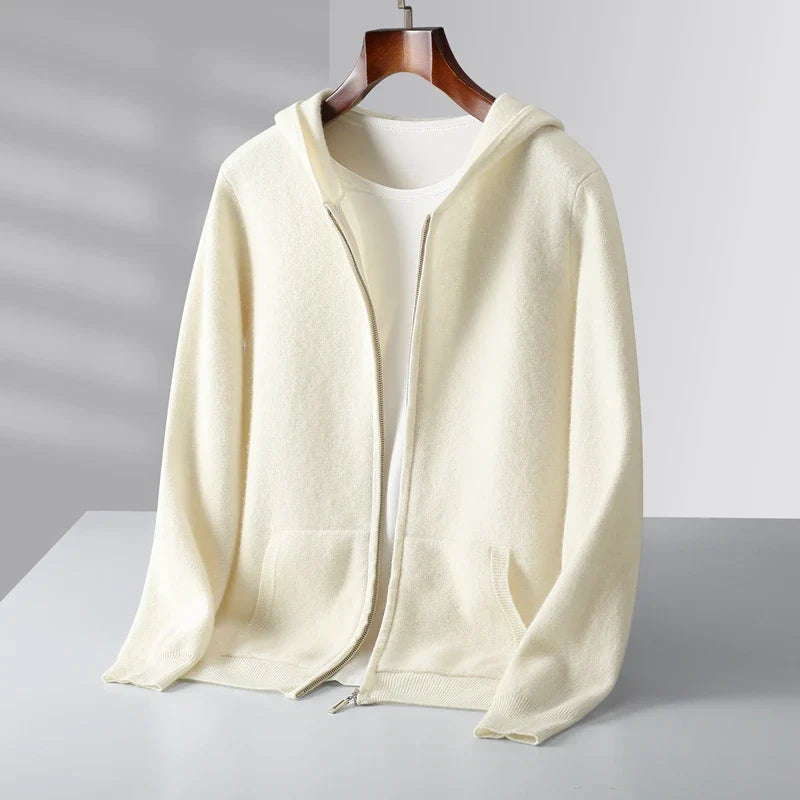 William Cashmere Zip Hoodie