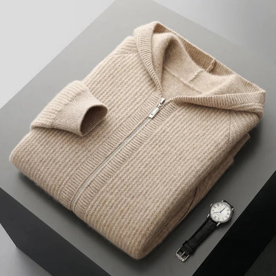 Henry Cashmere Zip Hoodie