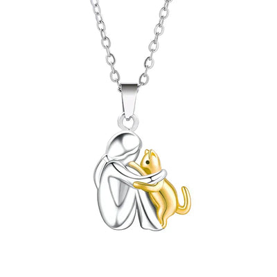 Liveli - Cat-Shaped Pendant Necklace